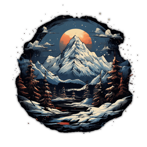 snowy mountain