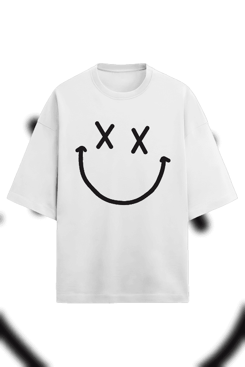 Design - smile emoji with x as eyes