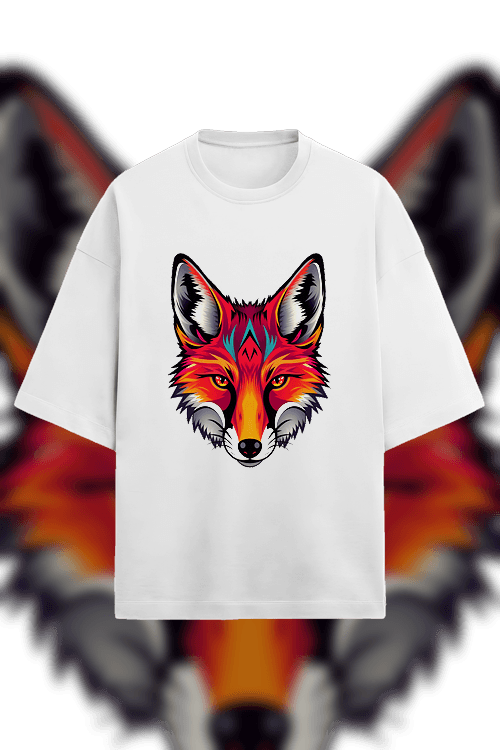 Design - Pyclydelic face of fox