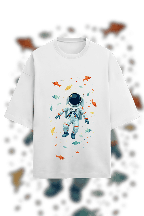 Design - Astronaut around fish