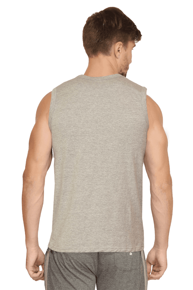 Men's Sleeveless T-Shirt - Back side