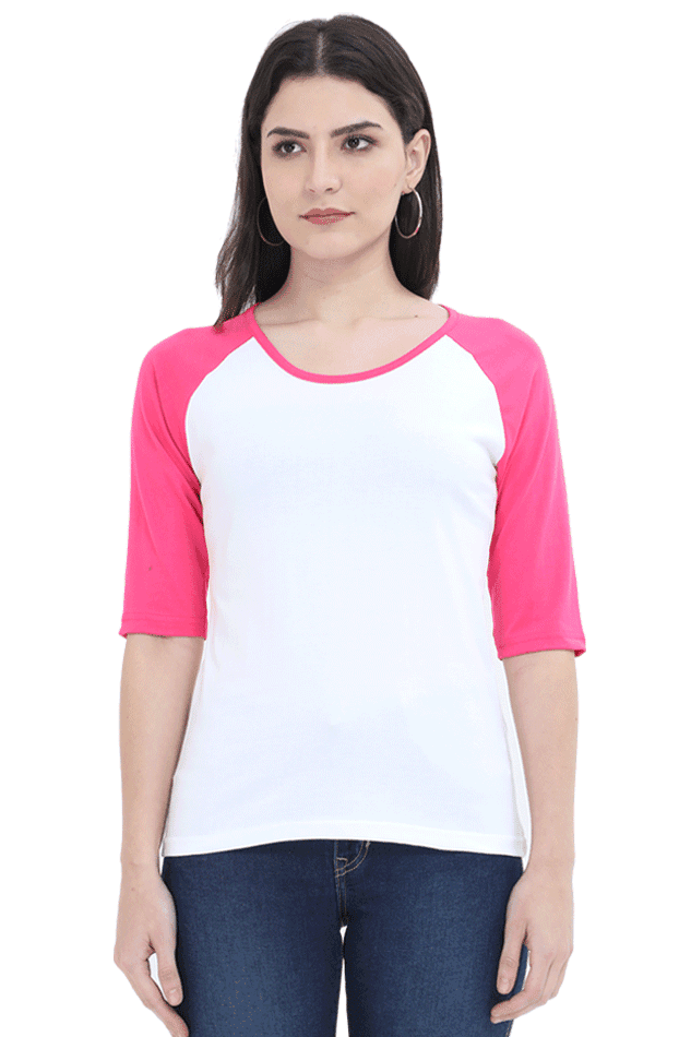 Women's Raglan T-Shirt - Front side