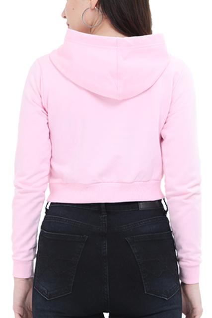 Women's Crop Hoodie - Back side