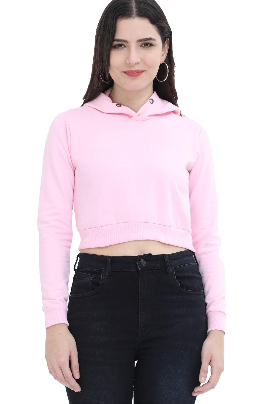 Women's Crop Hoodie - Front side