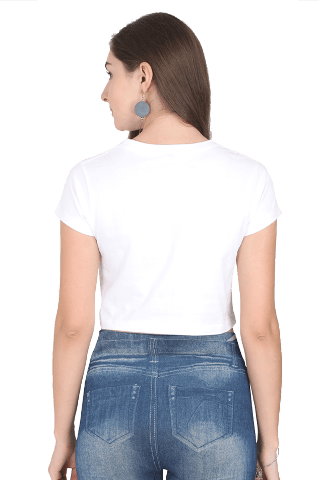 Women's Crop Top - Back side