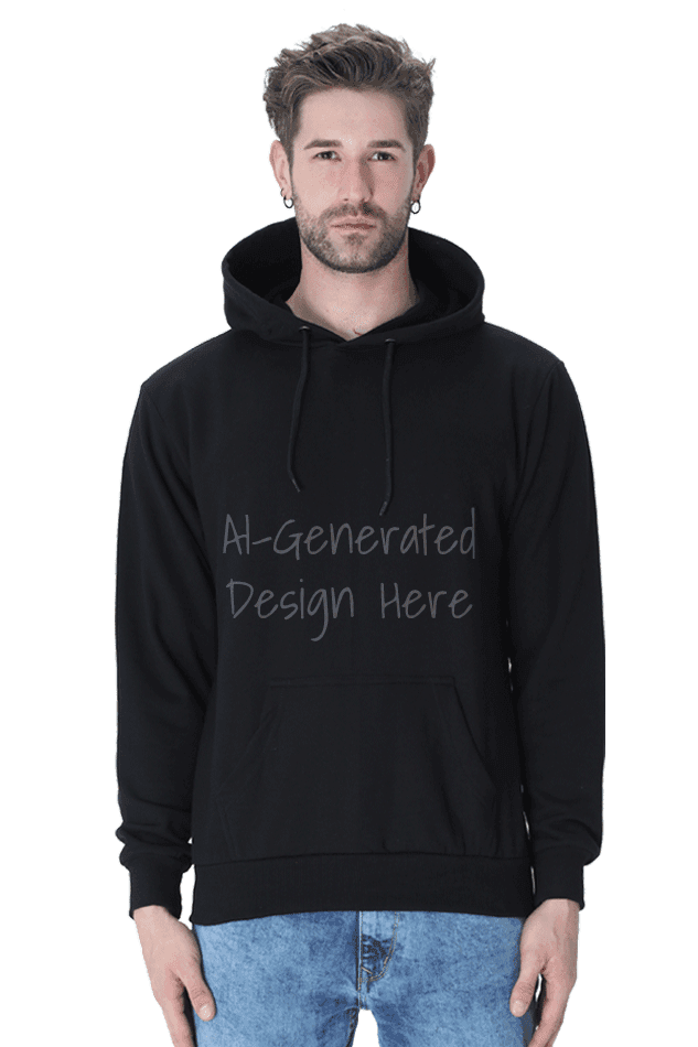 AI-Generated - Men's Hooded Sweatshirt