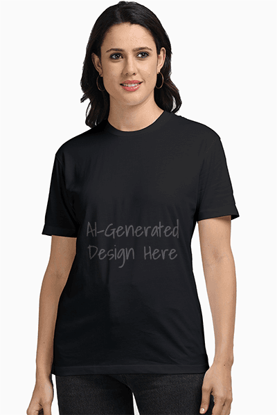 AI-Generated - Women's Regular-Fit Supima T-Shirt